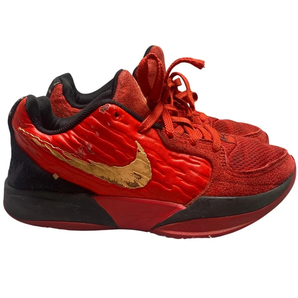 Nike Ja 2 Nightmare Shoes Boys 3 Grade School IB7249 600 Sports‎ Basketball Box